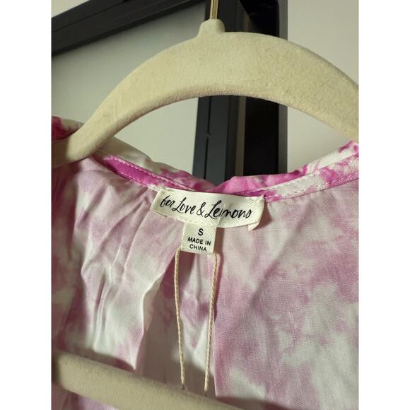 NWT For Love and Lemons Devon Mini Dress Size Small - Picture 7 of 9